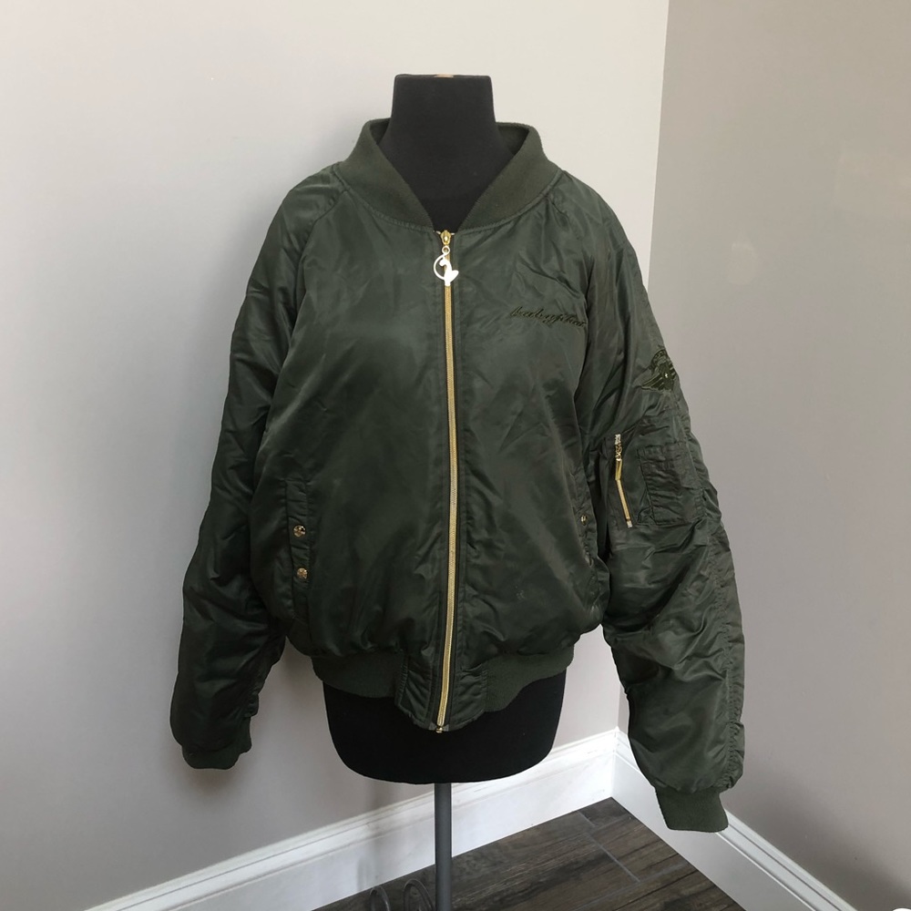 baby phat kimora lee simmons bomber jacket Large